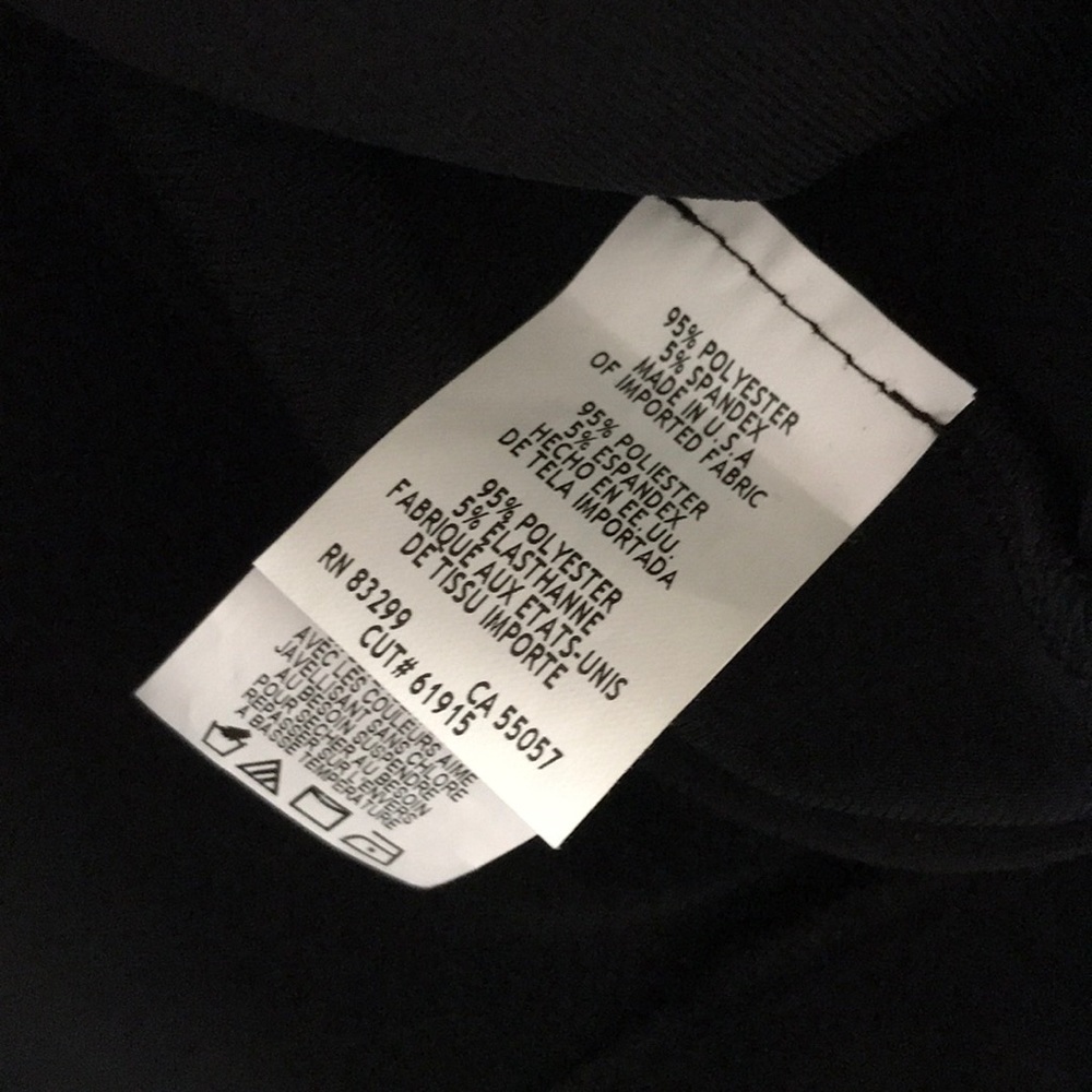 Black 3/4 Sleeve Dress - Picture 4 of 4